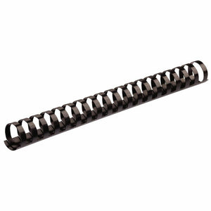 Fellowes Plastic Binding Combs 21 Ring 25mm Round Black Pack 50 - image 1