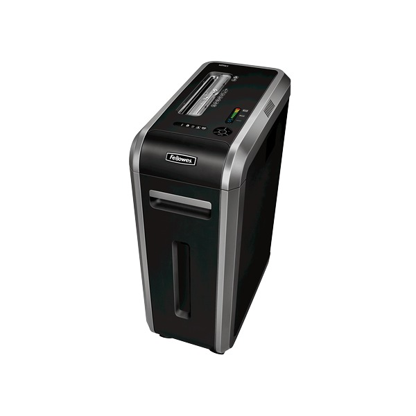 Powershred 125Ci viewed from above at an angle, showing the paper entry slot and controls on the top panel