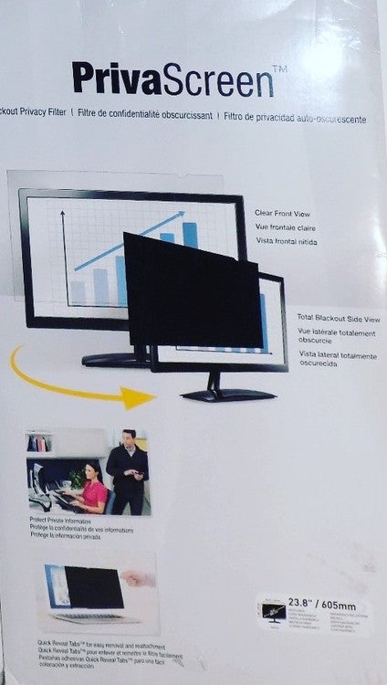 Fellowes PrivaScreen Privacy Filter 23.8 Inch 16:9 Monitor - image 1
