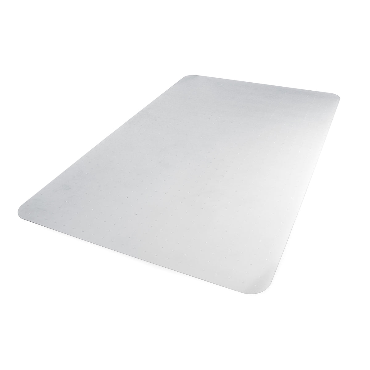 Floortex polycarbonate chair mat for deep pile carpet, 90x120mm, clear surface suitable for office workstations