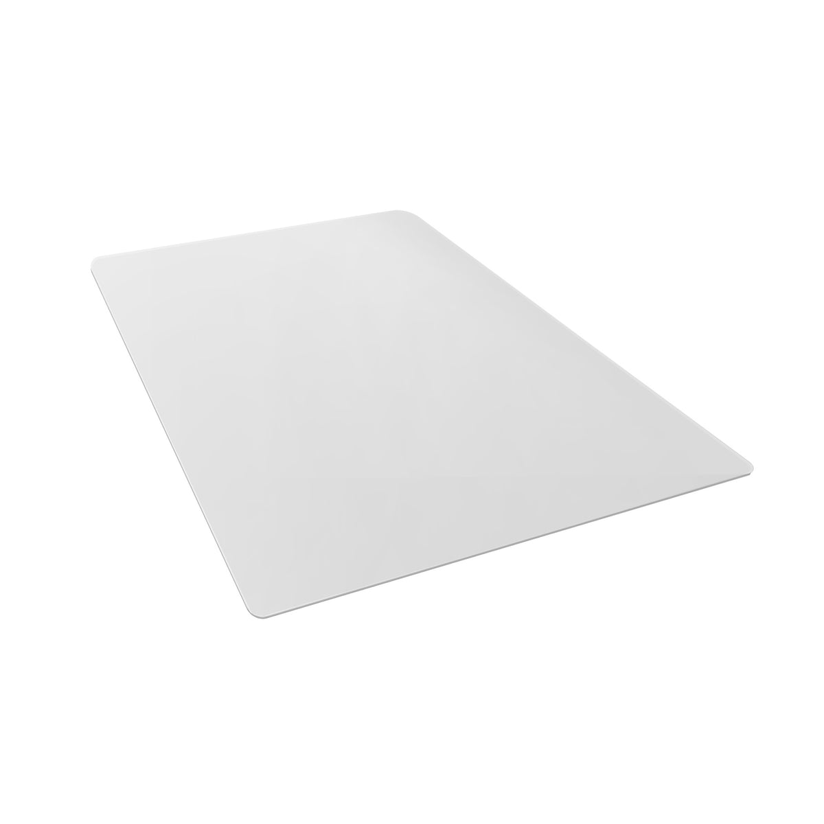 Floortex rectangular polycarbonate chair mat for hard floors, 116x150cm, clear finish