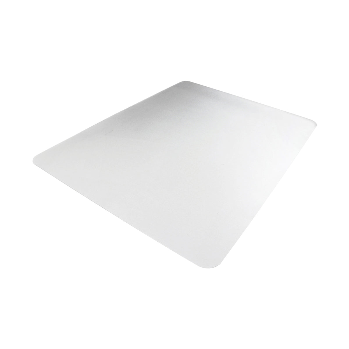 Floortex rectangular PVC chair mat for hard floors, 75x120cm, shown flat on a hard floor surface