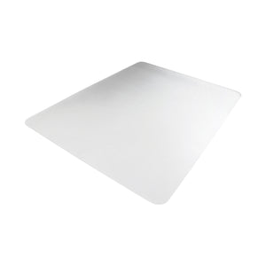 Floortex rectangular PVC chair mat for hard floors, 75x120cm, shown flat on a hard floor surface