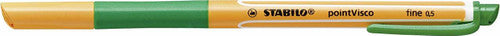 Stabilo Point Visco Rollerball Gel Pen 0.5mm Green Box of 10