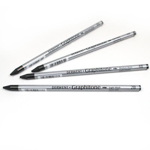 Derwent Watersoluble Graphitone Pencil 8B Stick Box of 12