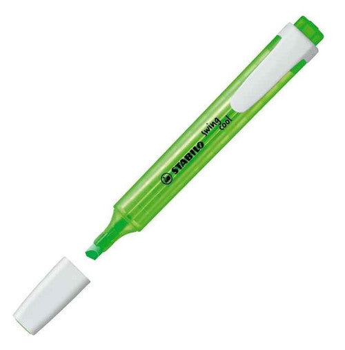 Stabilo Swing Cool Highlighter Box of 10 Green