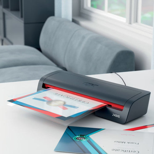 GBC Laminator 240HS Home Office A3 Black Red