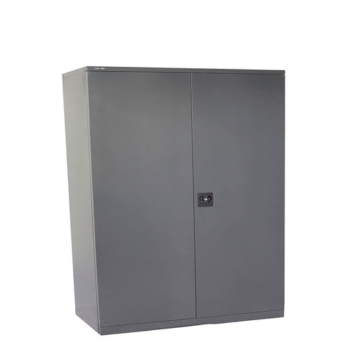 Rapidline Go Swing Door Steel Cupboard 910 x 450 x 1015mm Graphite Ripple