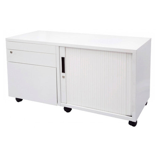 Rapidline Mobile Caddy Right Tambour Door 1050 x 500 x 615mm White