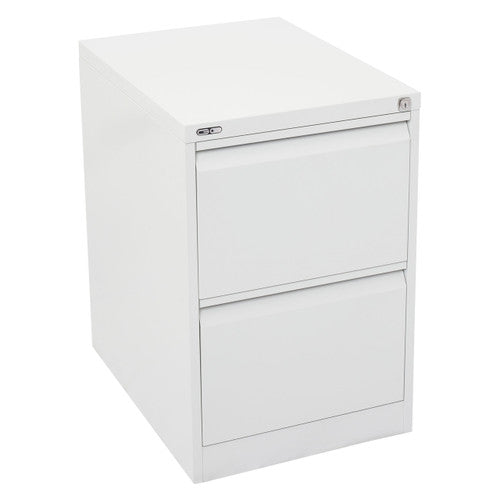 Rapidline Go Vertical Filing Cabinet 2 Drawer 460 x 620 x 705mm White China
