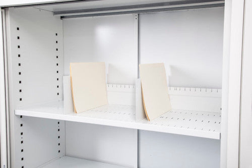 Rapidline Shelf Divider Only White Pack of 5 for Go Tambour Door Cupboard