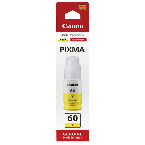 Canon GI60Y Ink Bottle Yellow 7700 Pages