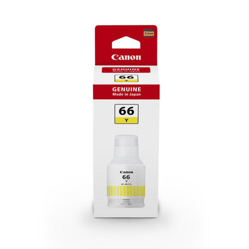 Canon GI66Y MegaTank Ink Bottle Yellow 6000 Pages