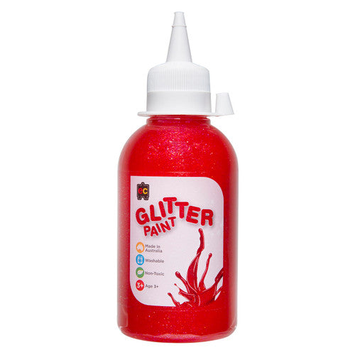 Educational Colours Glitter Paint 250ml Fairy Pink