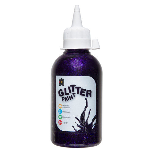 Educational Colours Glitter Paint 250ml Fairy Purple