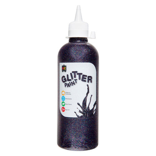 Educational Colours Glitter Paint 500ml Multi Colour