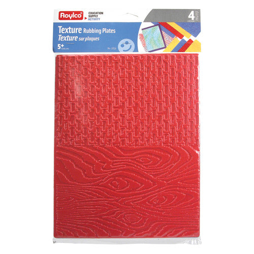 Creative School Supply Large Texture Rubbing Plates Pack of 8