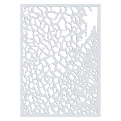 Creative School Supply Stencil Sheets A4 Textures Pack of 8