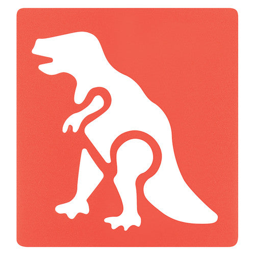 Creative School Supply Dinosaur Stencils Pack of 6