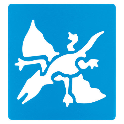 Creative School Supply Dinosaur Stencils Pack of 6
