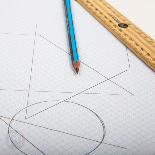 Micador Graph Pad A4 5mm 25 Sheets