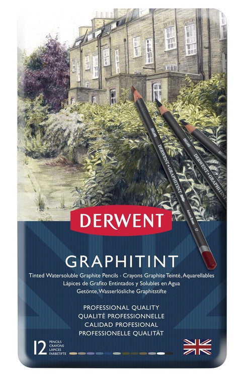 Derwent Graphitint Pencils Tin of 12 Box of 6