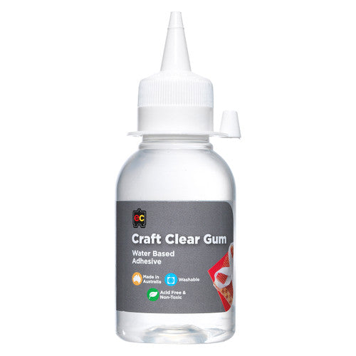 Educational Colours Clear Craft Gum Water Based Adhesive 125ml