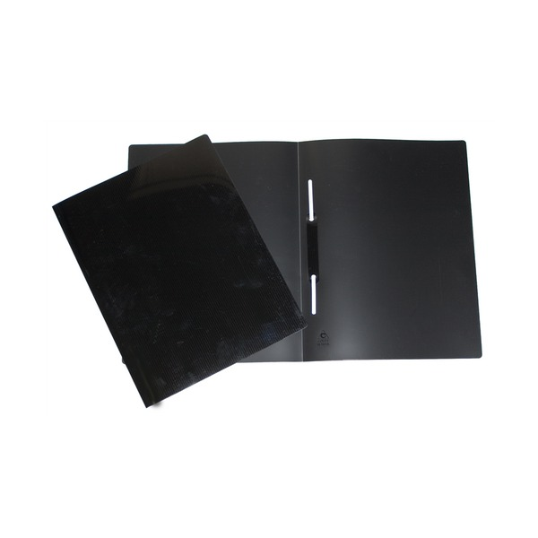 Harlequin H-161A Report Cover Translucent with Fitting Polypropylene A4 30 Sheet 80gsm 307mm x 235mm Black Pack 10