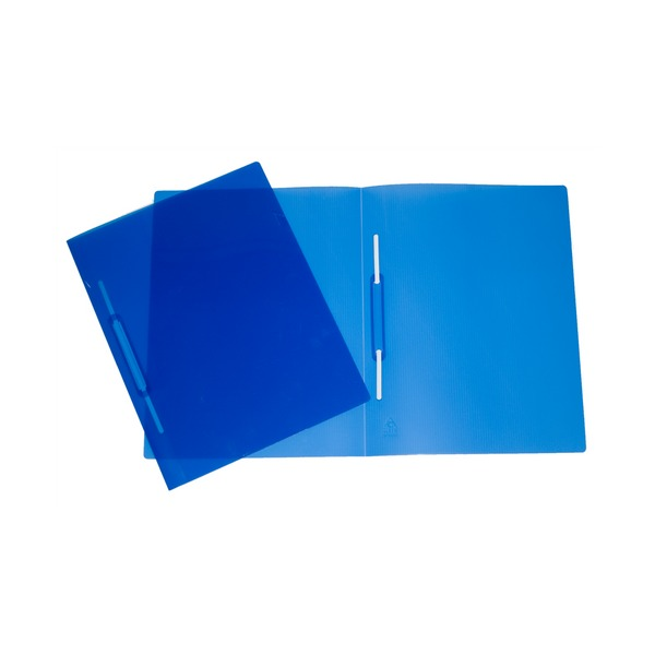 Harlequin H-161A Report Cover Translucent with Fitting Polypropylene A4 30 Sheet 80gsm 307mm x 235mm Blue Pack 10