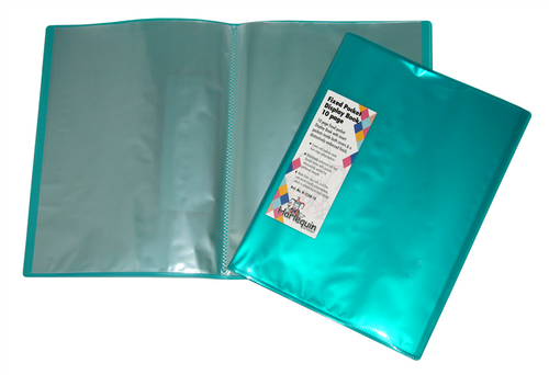 Harlequin H-253A Display Book with Insert Covers A4 10 Pocket Green