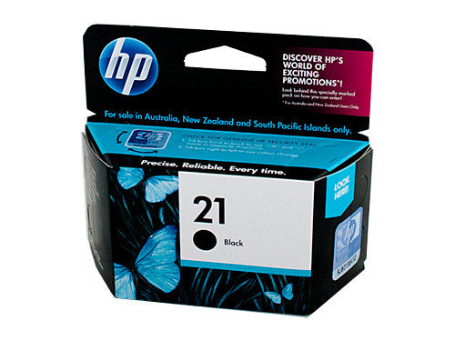 HP 21 Original Ink Cartridge Black 185 Pages