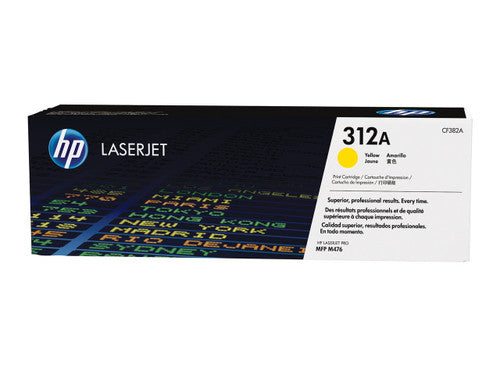 HP 312A Original LaserJet Toner Cartridge Yellow 2700 Pages - image 1