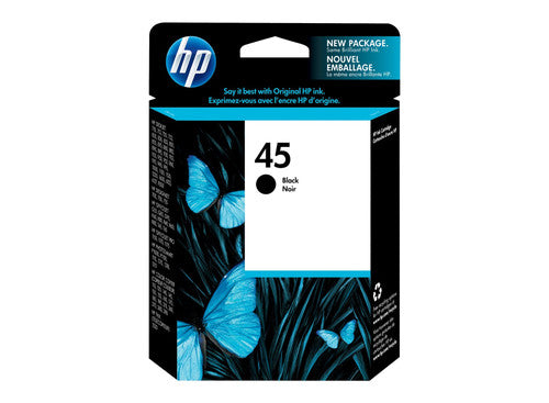 HP 45 Original Black Ink Cartridge 930 Pages - image 1