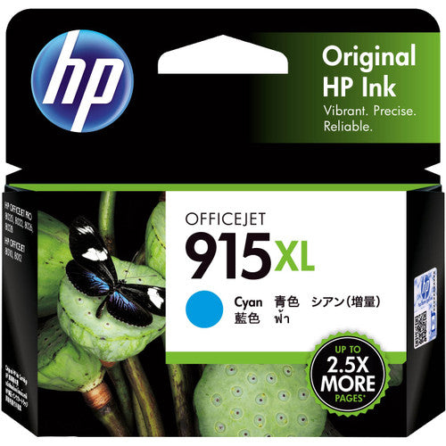 HP 915XL High Yield Cyan Ink Cartridge 825 Pages - image 1
