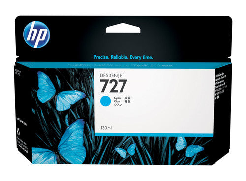 HP 727 DesignJet Ink Cartridge Cyan 130ml