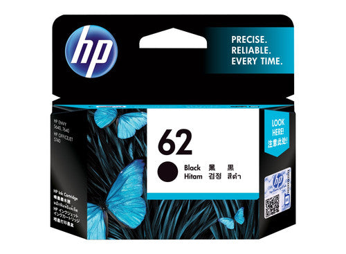 HP 62 Original Ink Cartridge Black 200 Pages