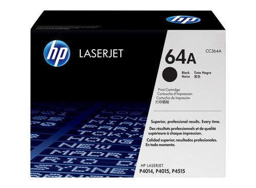HP 64A Original LaserJet Toner Cartridge Black 10000 Pages