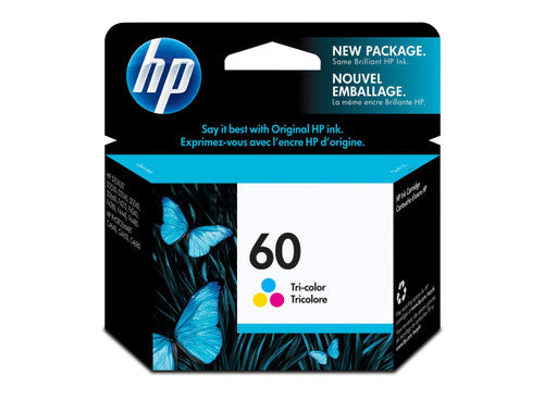 HP 60 Original Ink Cartridge Tri-Colour 165 Pages