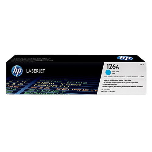 HP 126A Original LaserJet Toner Cartridge Cyan 1000 Pages
