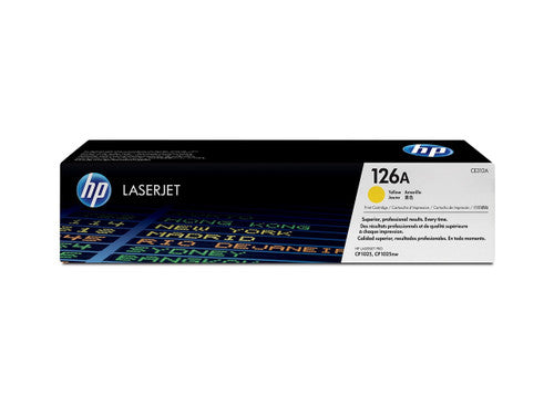 HP 126A Original LaserJet Toner Cartridge Yellow 1000 Pages