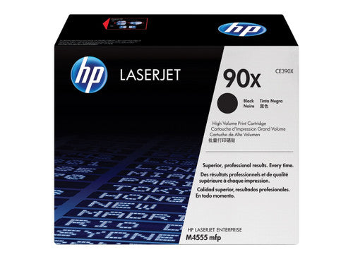 HP 90X High Yield LaserJet Toner Cartridge Black 24000 Pages