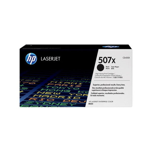 HP 507X High Yield LaserJet Toner Cartridge Black 11000 Pages