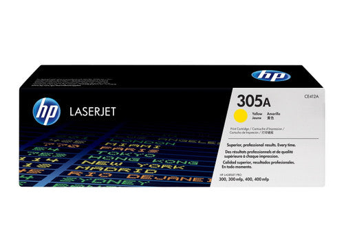 HP 305A Original LaserJet Toner Cartridge Yellow 2600 Pages
