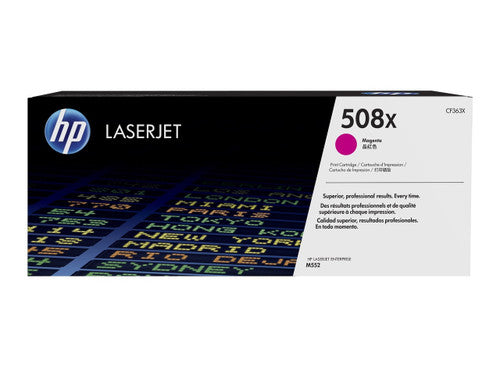 HP 508X High Yield Original LaserJet Toner Cartridge Magenta 9500 Pages