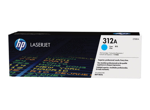 HP 312A Original LaserJet Toner Cartridge Cyan 2700 Pages
