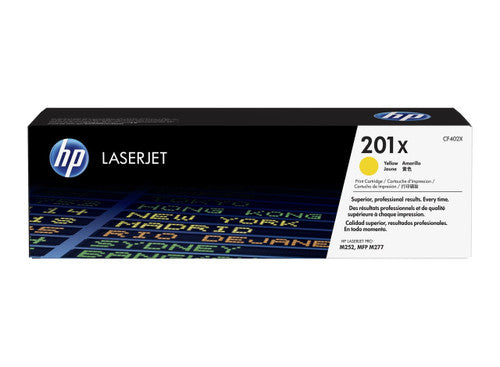 HP 201X High Yield Original LaserJet Toner Cartridge Yellow 2300 Pages