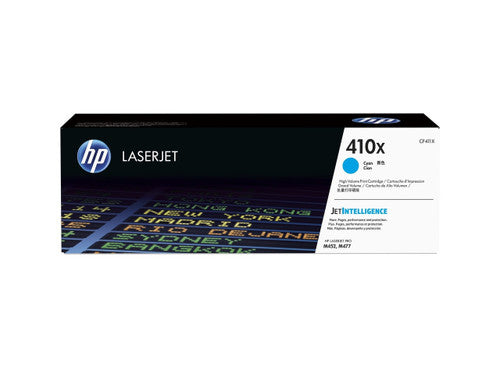 HP 410X High Yield Original LaserJet Toner Cartridge Cyan 5000 Pages