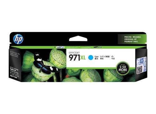 HP 971XL High Yield Original Ink Cartridge Cyan 6600 Pages
