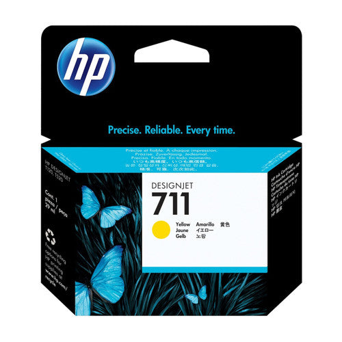 HP 711 DesignJet Ink Cartridge Yellow 29ml