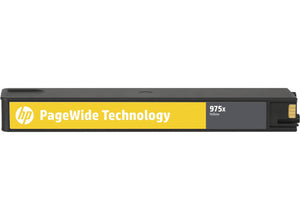 HP 975X High Yield Original PageWide Cartridge Yellow 7000 Pages